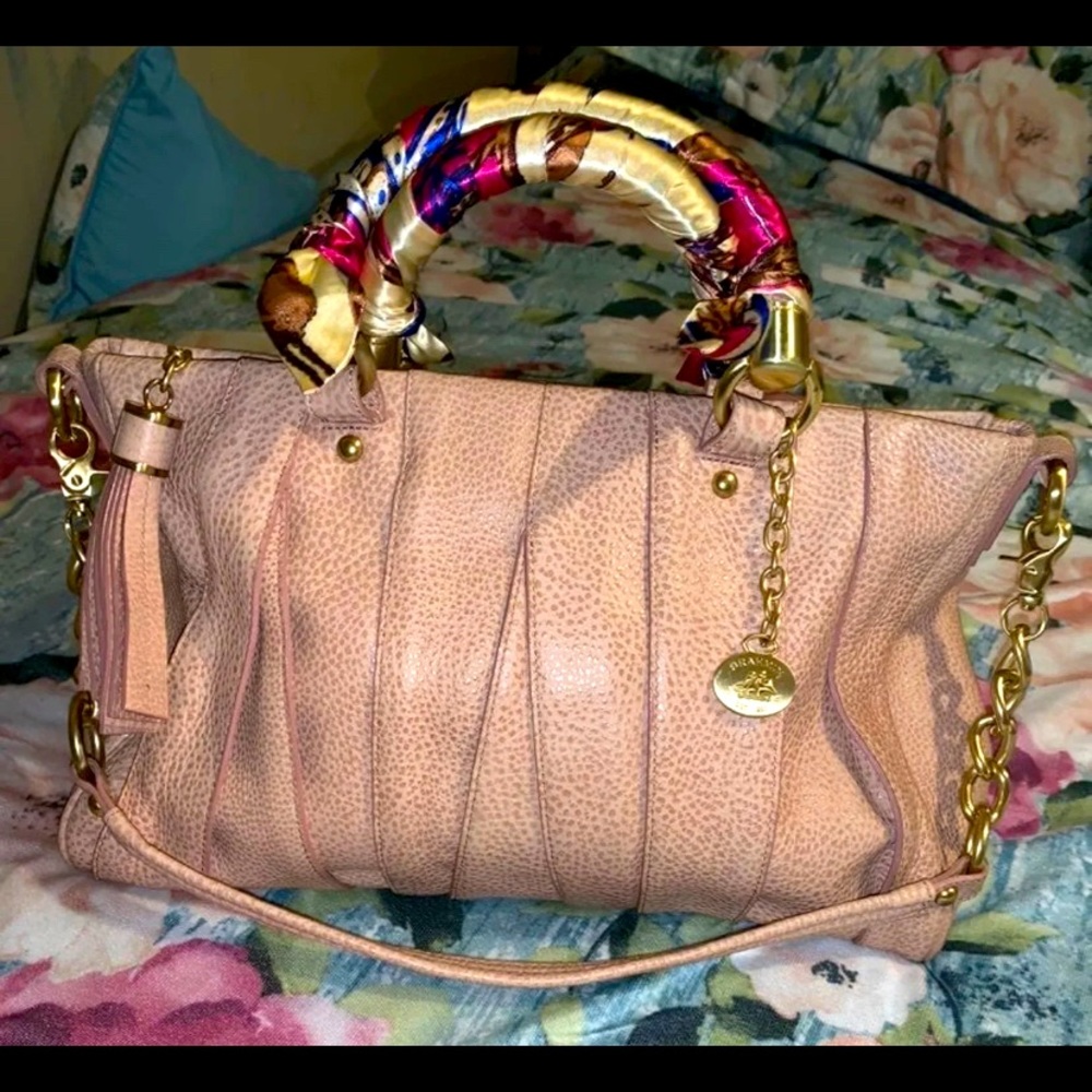 Brahmin Dusty Rose Satchel